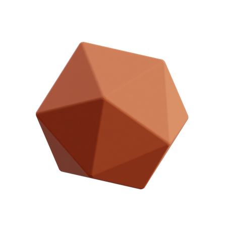 Polygone penta face  3D Icon