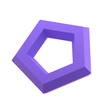 Pentagon  3D Icon