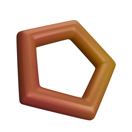 Pentagon  3D Icon