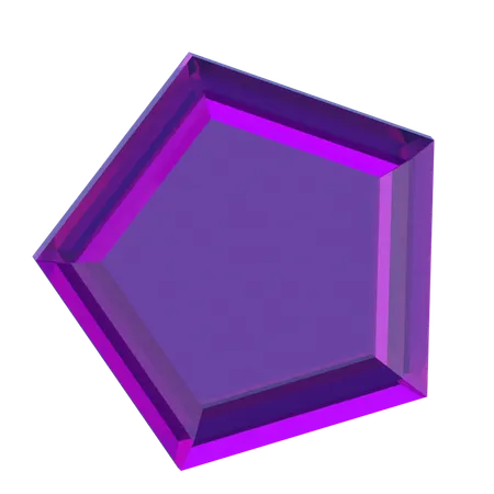 Pentagon Abstract  3D Icon