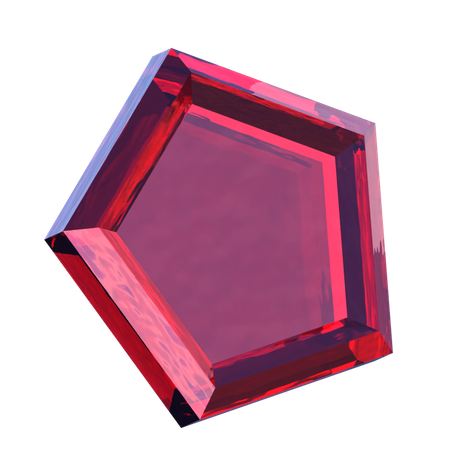 Pentagon Abstract  3D Icon