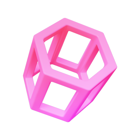 Pentagon Abstract Shape  3D Icon