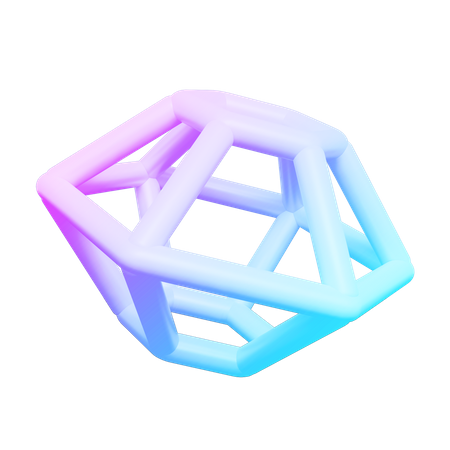 Pentagon Abstract Shape  3D Icon