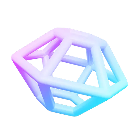 Pentagon Abstract Shape  3D Icon