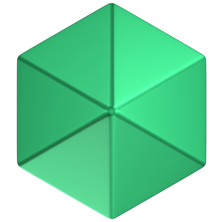 Pentagon Abstract Shape  3D Icon