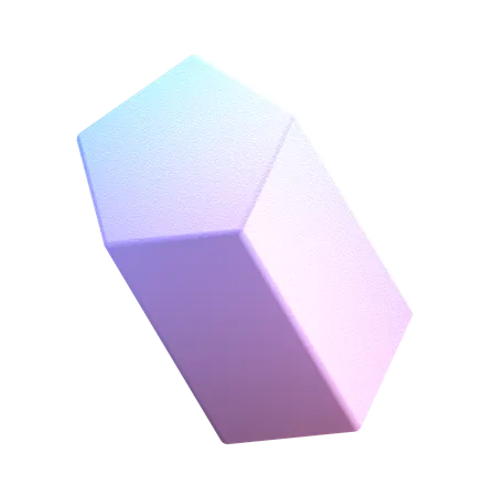 Pentagonal Prism  3D Icon