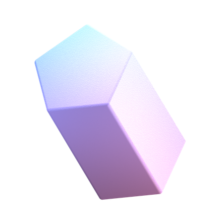 Pentagonal Prism  3D Icon