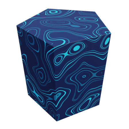 Pentagonal Prism  3D Illustration