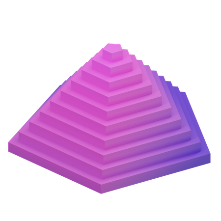 Pentagonal Pyramid  3D Icon