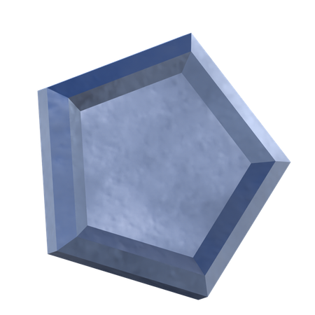 Pentagone abstrait  3D Icon