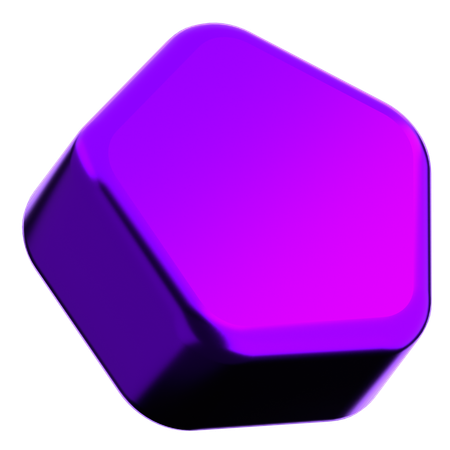 Forme abstraite du pentagone  3D Icon