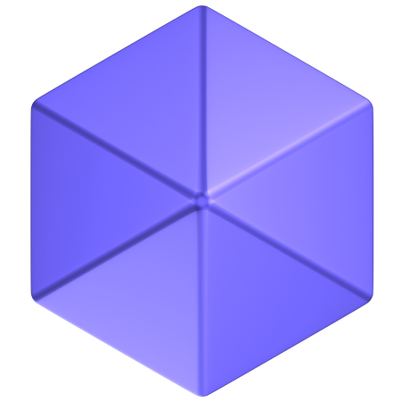 Forme abstraite du pentagone  3D Icon