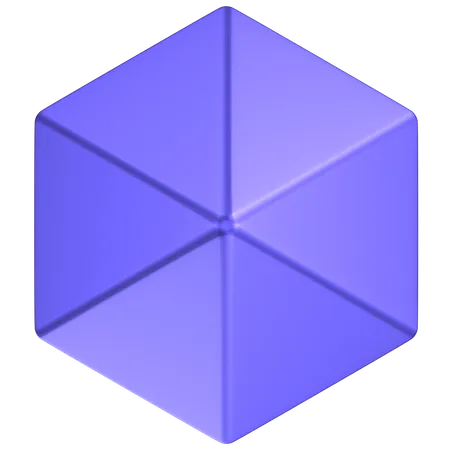 Forme abstraite du pentagone  3D Icon