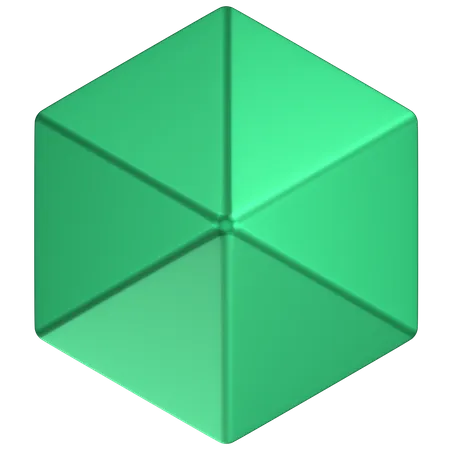 Forme abstraite du pentagone  3D Icon