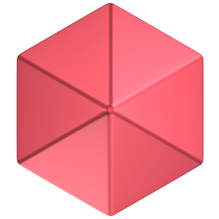 Forme abstraite du pentagone  3D Icon