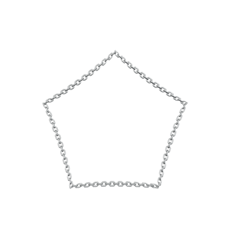 Ornement du pentagone  3D Icon