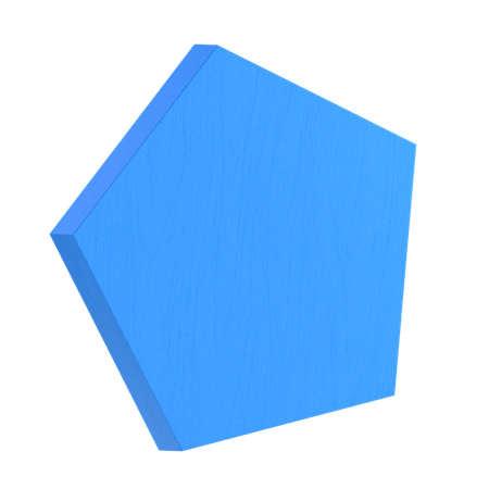 Pentágono abstrato  3D Icon