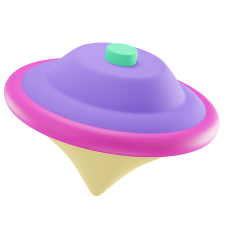 Peonza  3D Icon