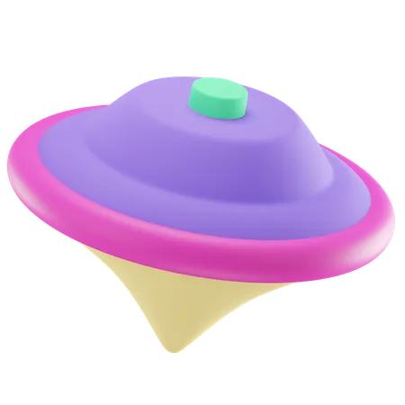 Peonza  3D Icon