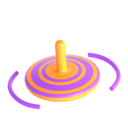 Peonza  3D Icon