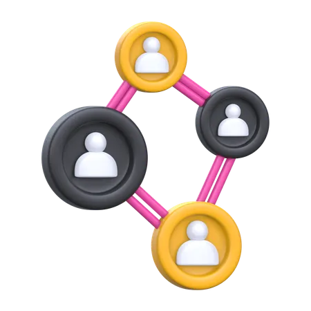 People Connection  3D Icon