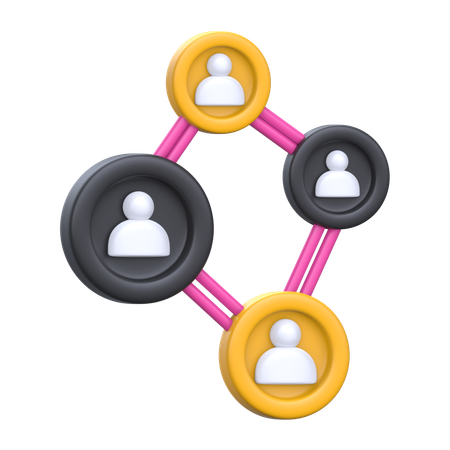 People Connection  3D Icon