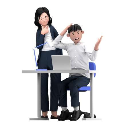 People doing Business Development  3D Illustration