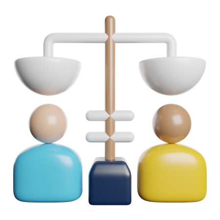 People Equality  3D Icon