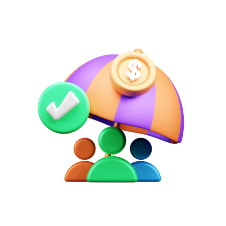 People Insurance  3D Icon