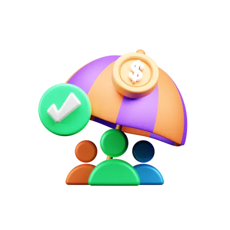 People Insurance  3D Icon