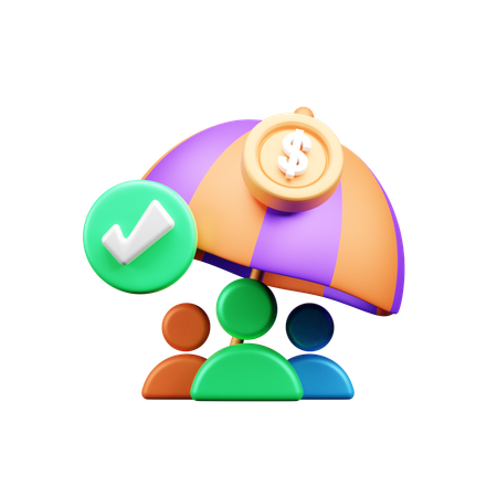 People Insurance  3D Icon