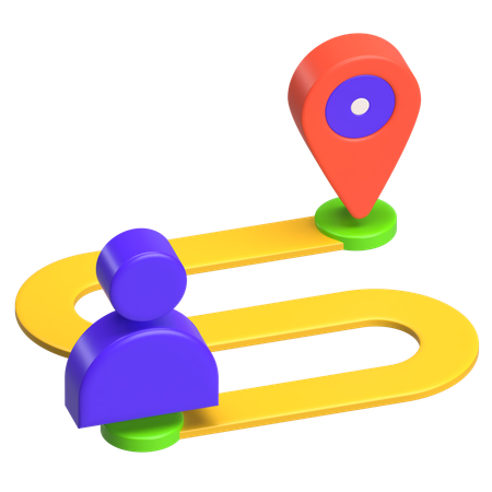 People Location  3D Icon