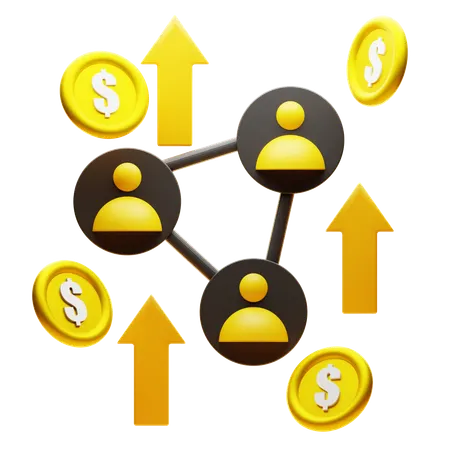People Network  3D Icon