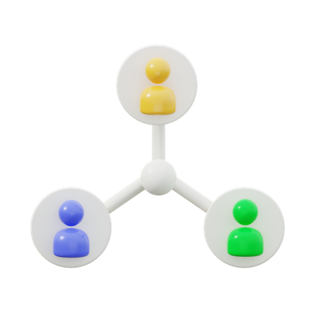 People Network  3D Icon