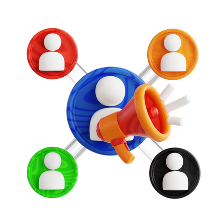 People Network  3D Icon