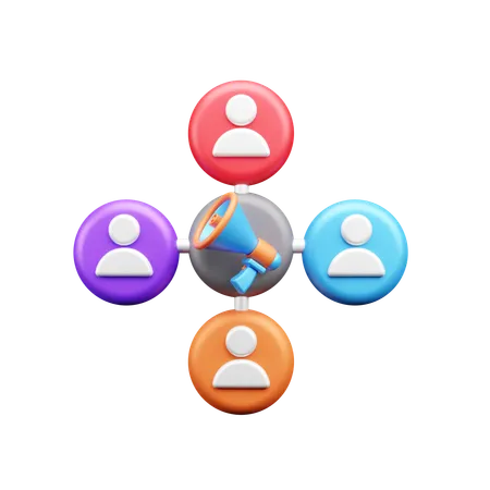 People Network  3D Icon