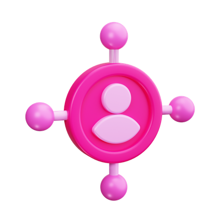 People Network  3D Icon