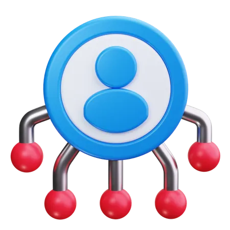 People Network  3D Icon