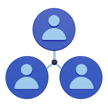 People Network  3D Icon