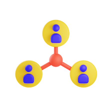 People Network  3D Icon