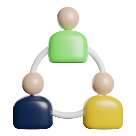 People Union  3D Icon