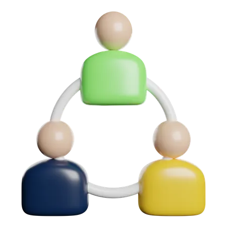 People Union  3D Icon