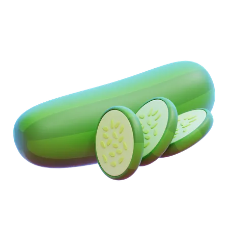 Pepino  3D Icon