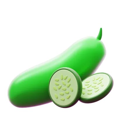 Pepino  3D Icon