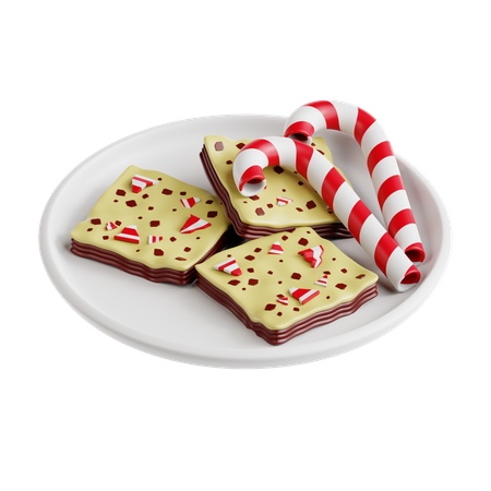 Peppermint Bark  3D Icon