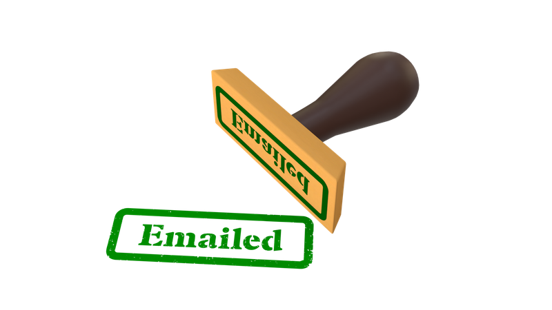 Per E-Mail  3D Icon