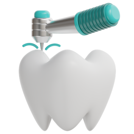 Perçage des dents  3D Icon