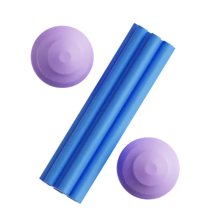 Percent  3D Icon