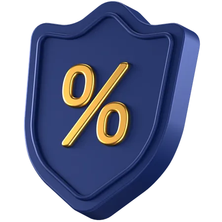 Percent  3D Icon