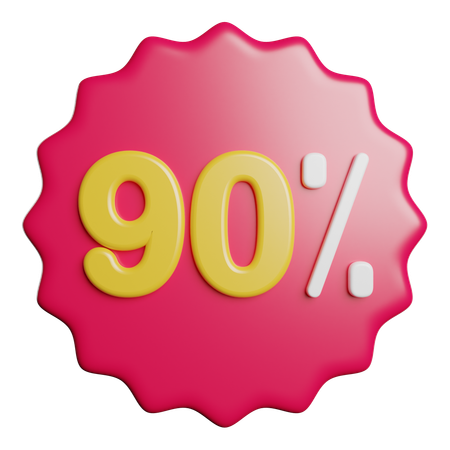 Percent  3D Icon
